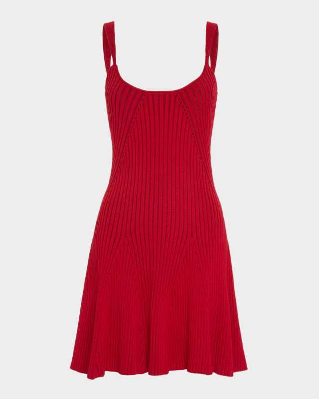 Lidia Ribbed Mini Dress